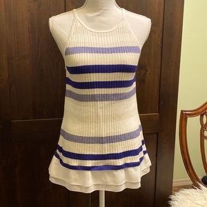 White House Black Market stripe top